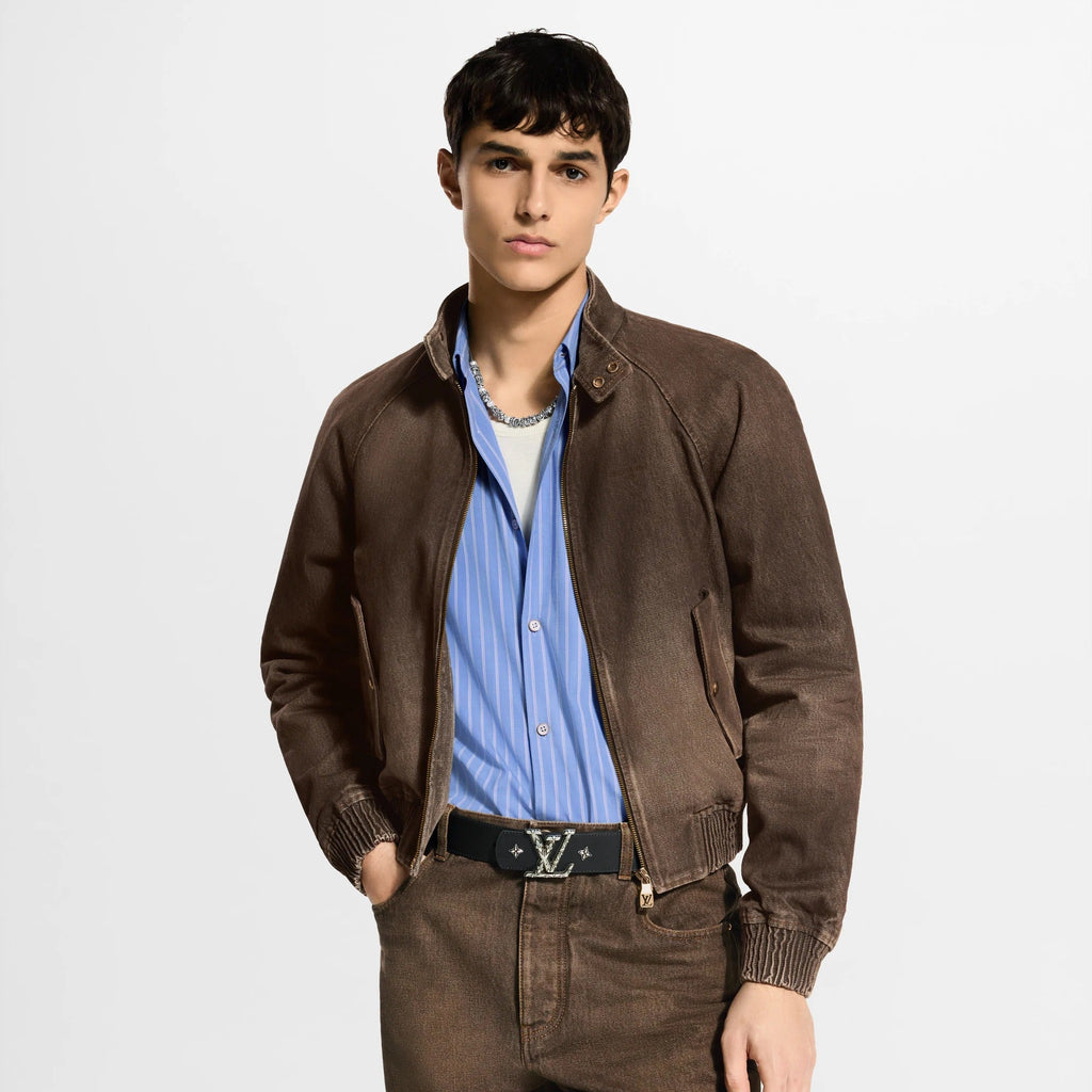 Coffee Indigo Denim Blouson