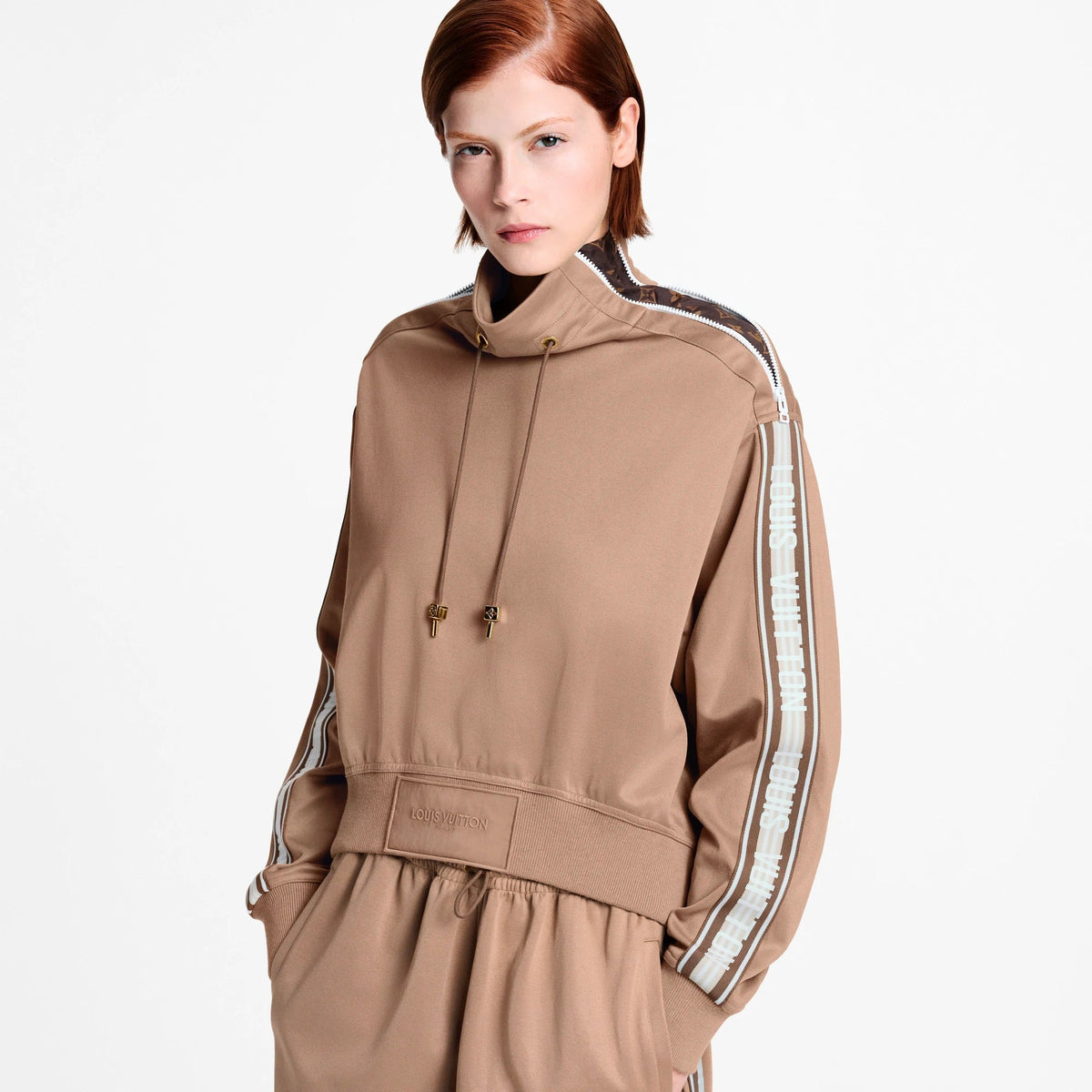 Signature Stripe High-Neck Sweater