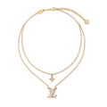 Lady LV Pearlescent Necklace
