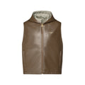 Monogram Check Reversible Leather Gilet
