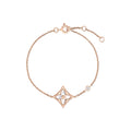 Color Blossom BB Star Bracelet, Pink Gold, White Mother-of-Pearl and Diamond