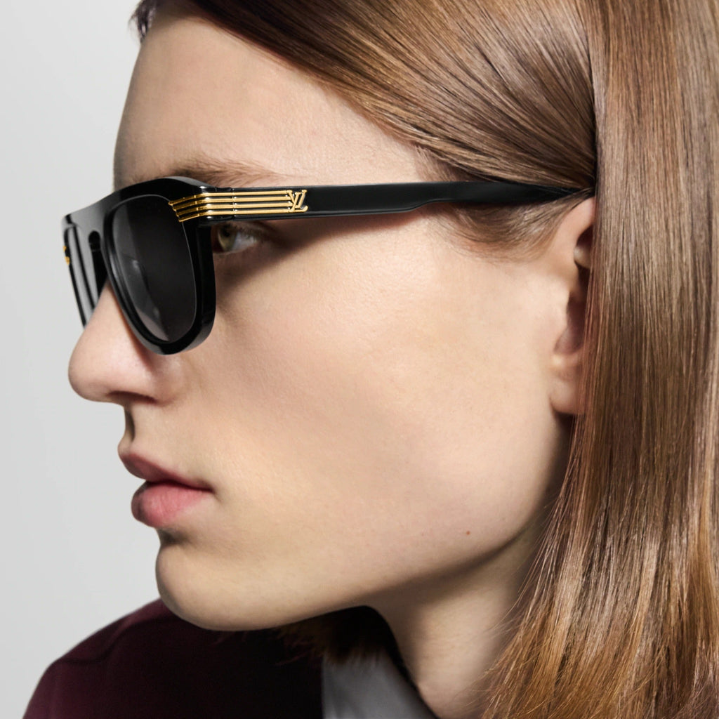 LV Slide Round Square Sunglasses