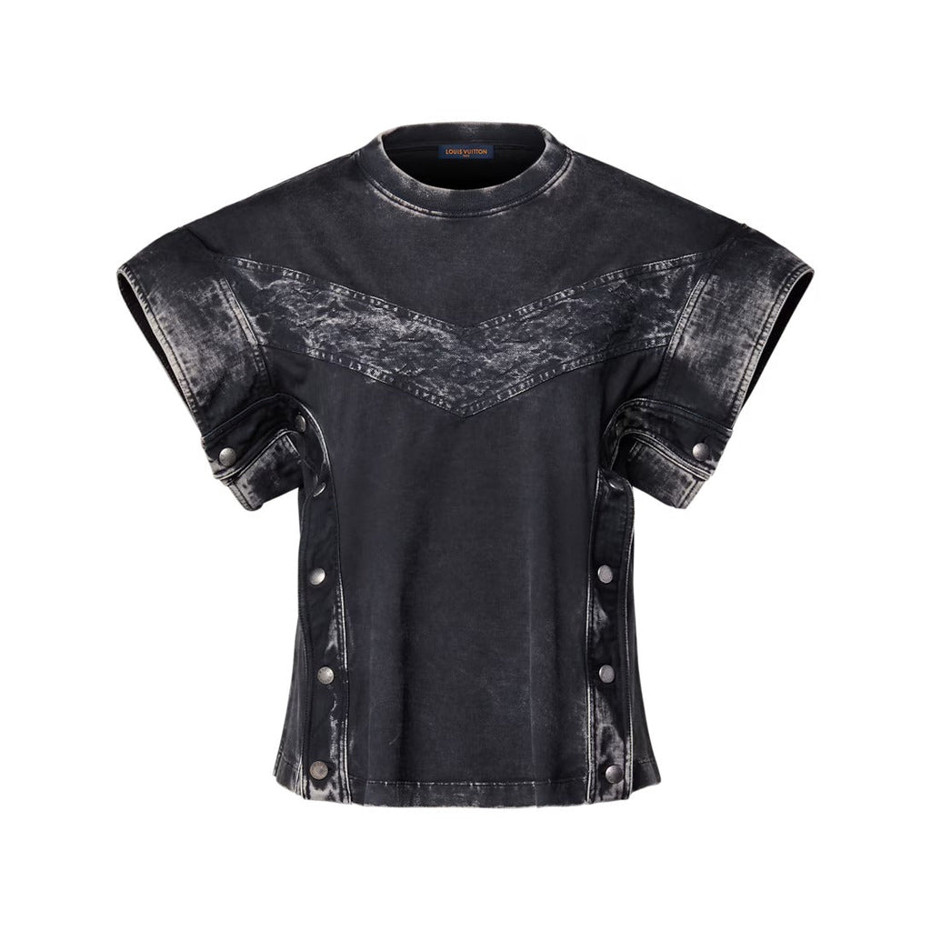 Denim Patchwork T-Shirt