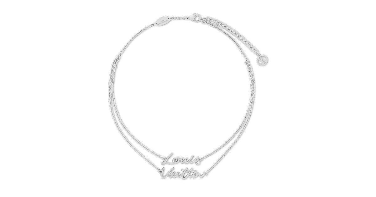 LV Script Necklace