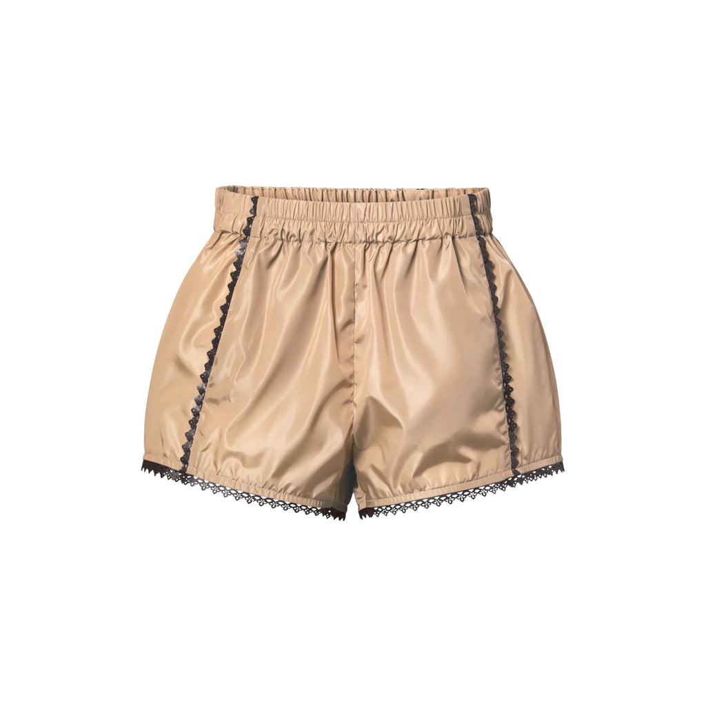 Lace Trim Jogging Shorts