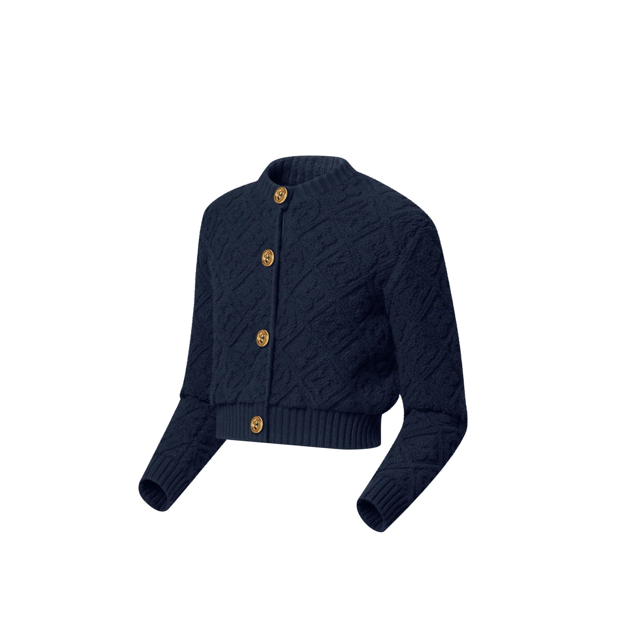 Monogram Toweling Cardigan