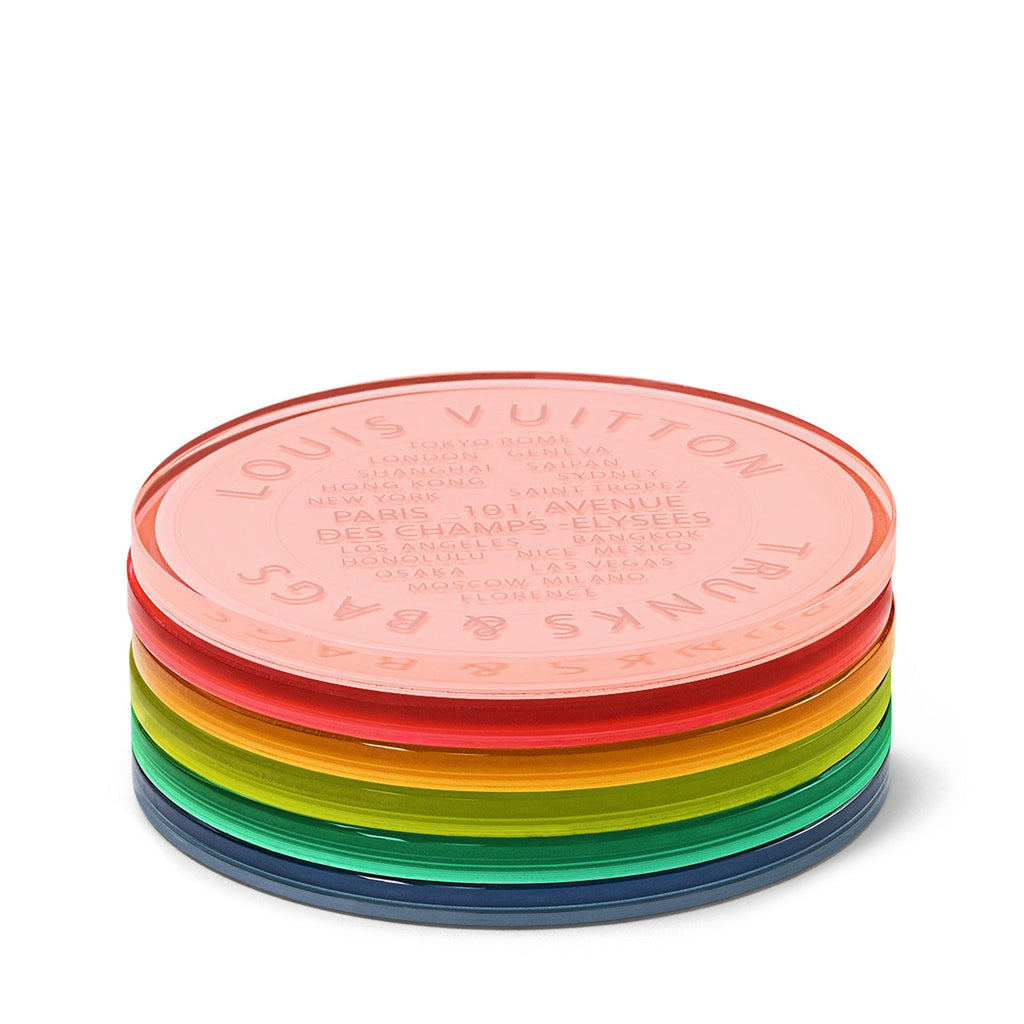 Monogram Fluo Coasters