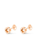 Empreinte Ear Studs, Pink Gold