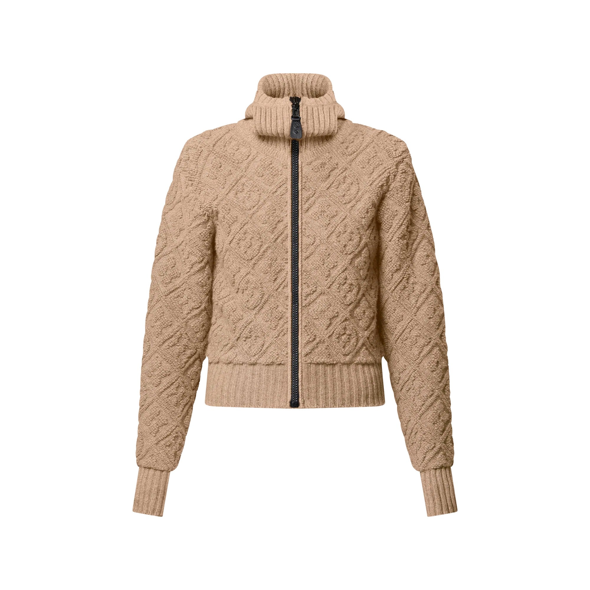 Monogram Toweling Zip-Up Hoodie