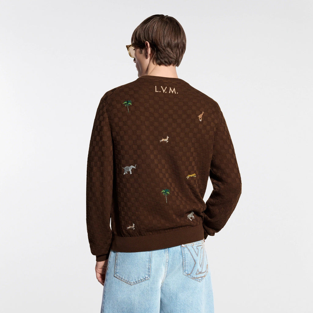 LV x The The Darjeeling Limited Embroidered Long-Sleeved Crewneck