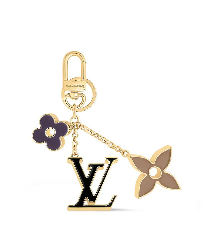 Fleur de Monogram Bag Charm