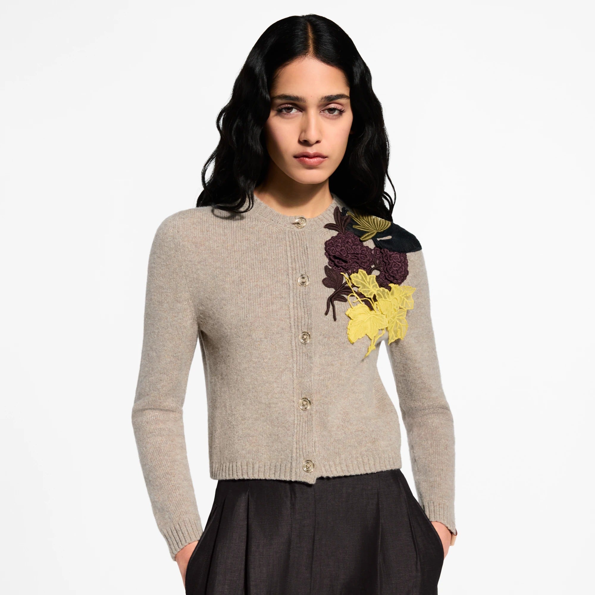 Floral Detail Cardigan