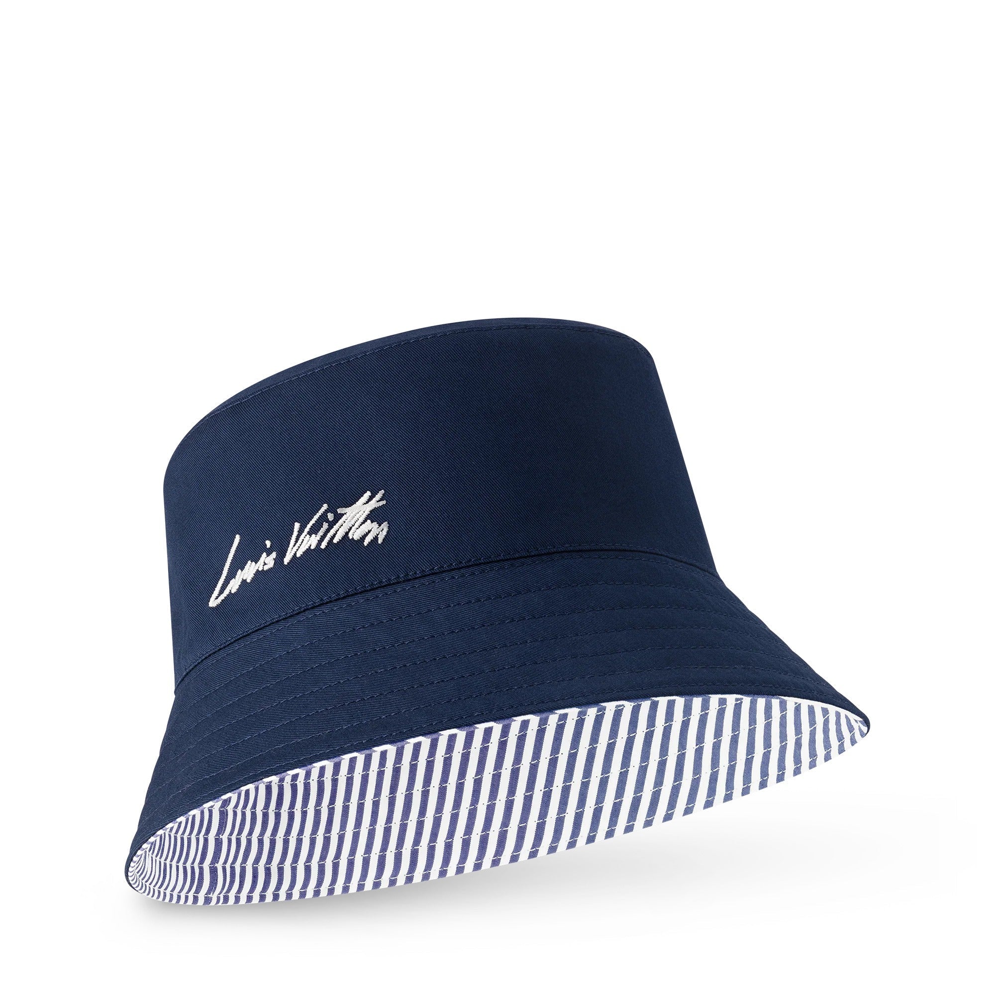 LV League Striped Bucket Hat