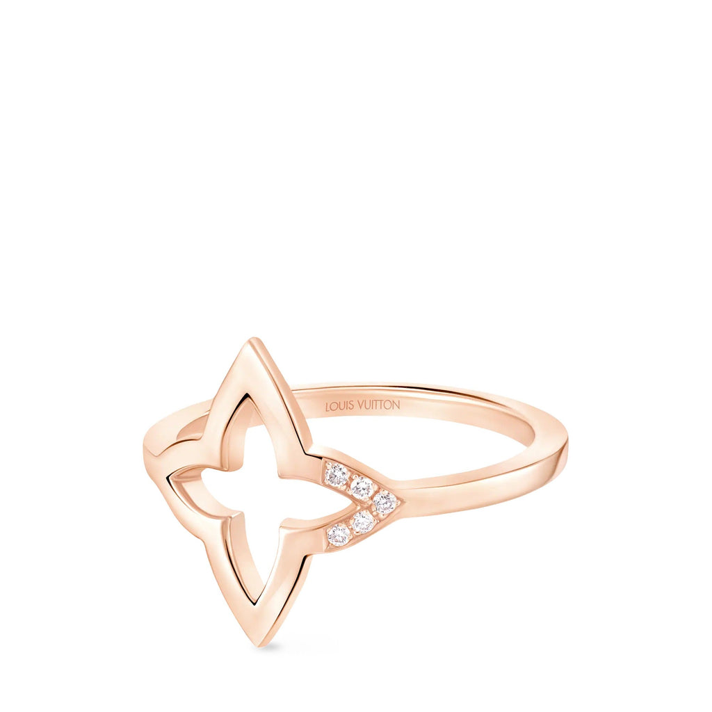 Ombre Blossom Ring, Pink Gold and Diamonds