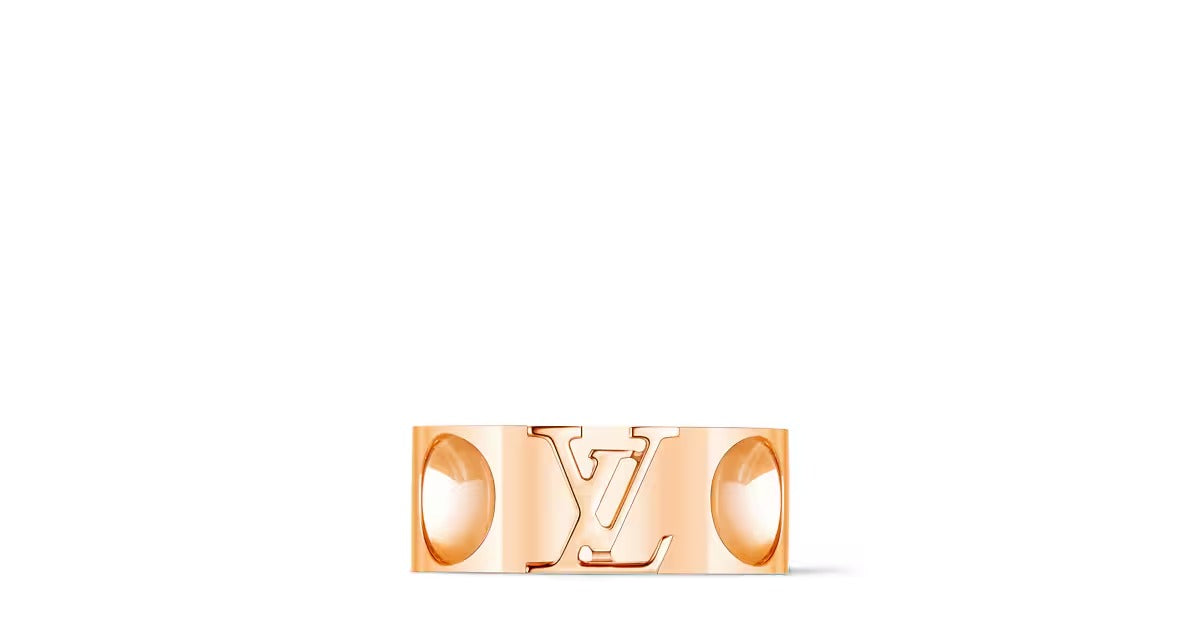 Empreinte Large Ring, Pink Gold