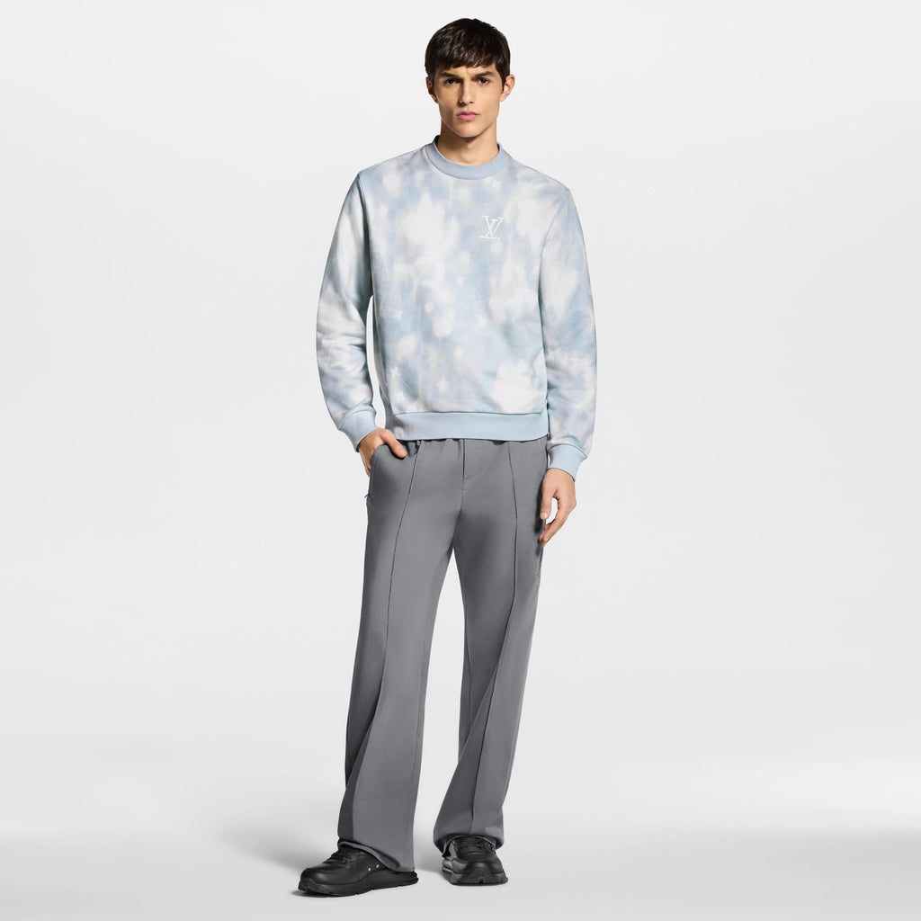 Long-Sleeved Printed Crewneck