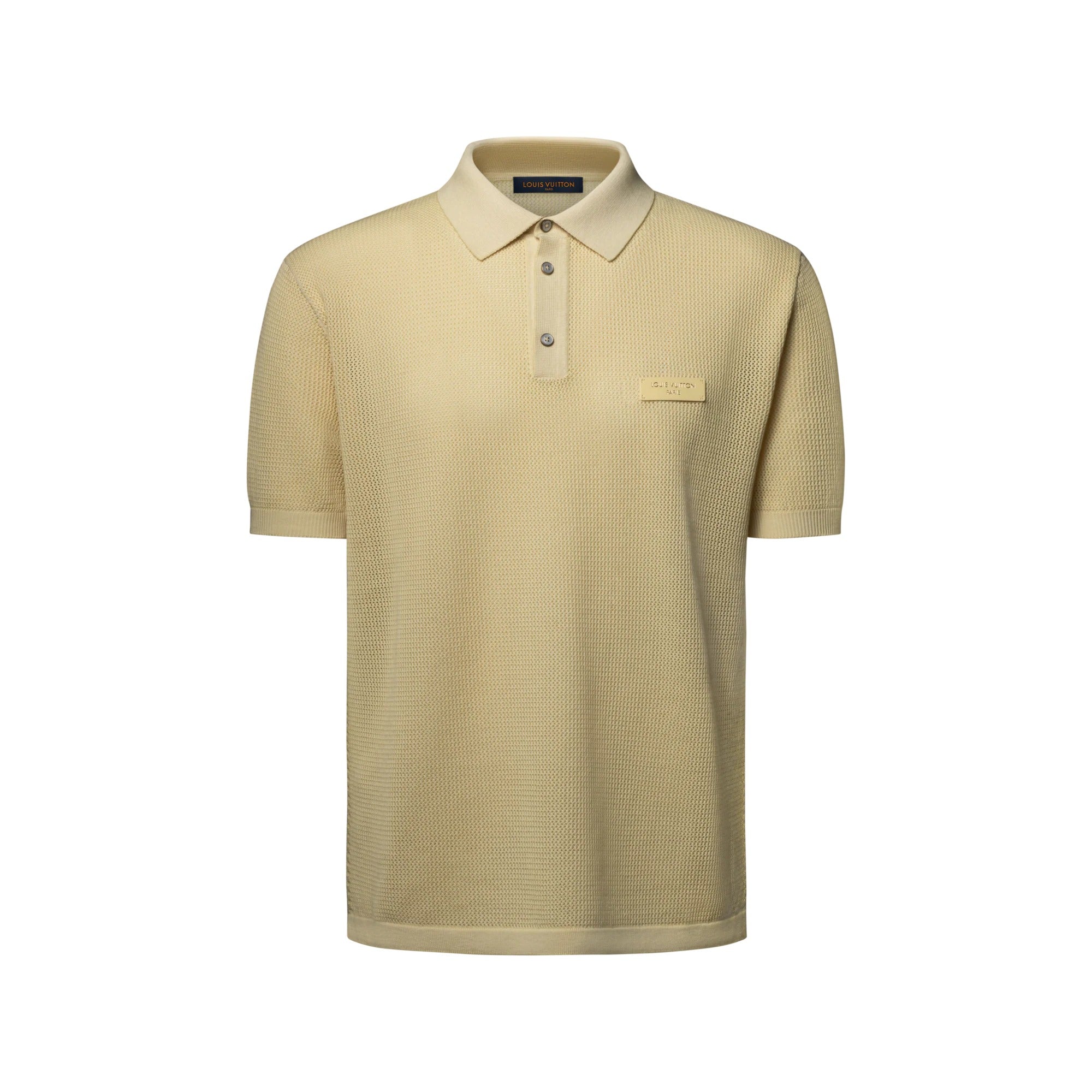 Sun-Bleached Short-Sleeved Polo Shirt