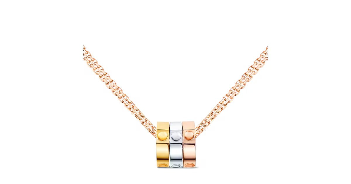 Empreinte Pendant, 3 Golds