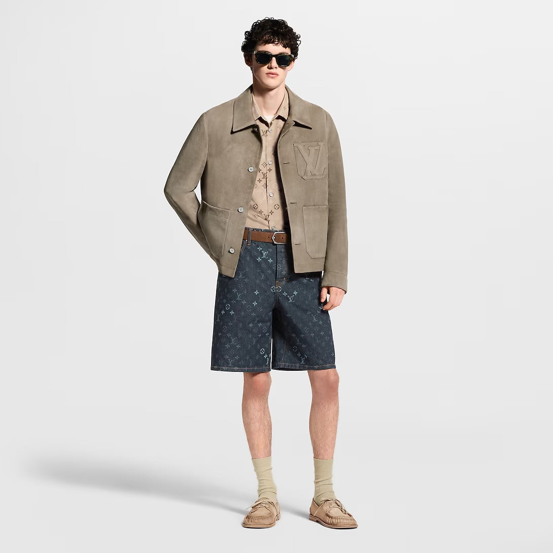Light Suede Workwear Jacket