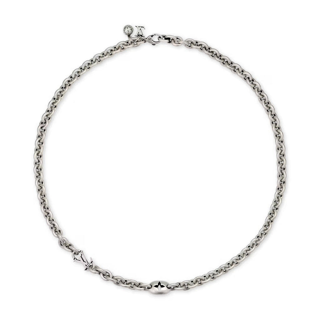 Monogram Flower Necklace