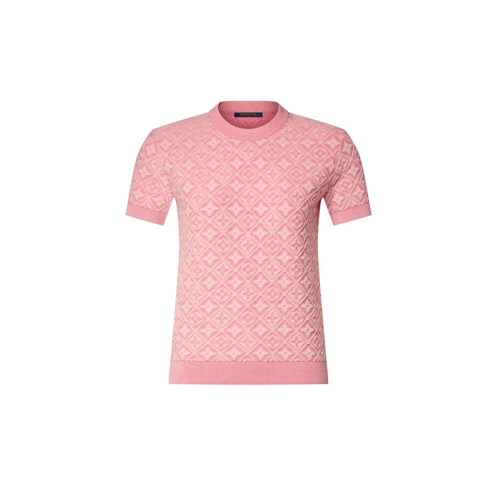 Monogram Toweling Knit Top
