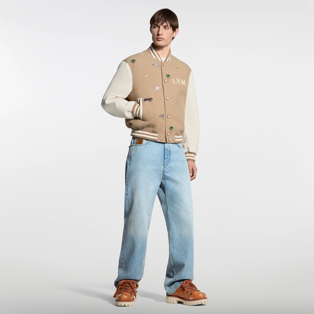 LV x The Darjeeling Limited Embroidered Varsity Blouson