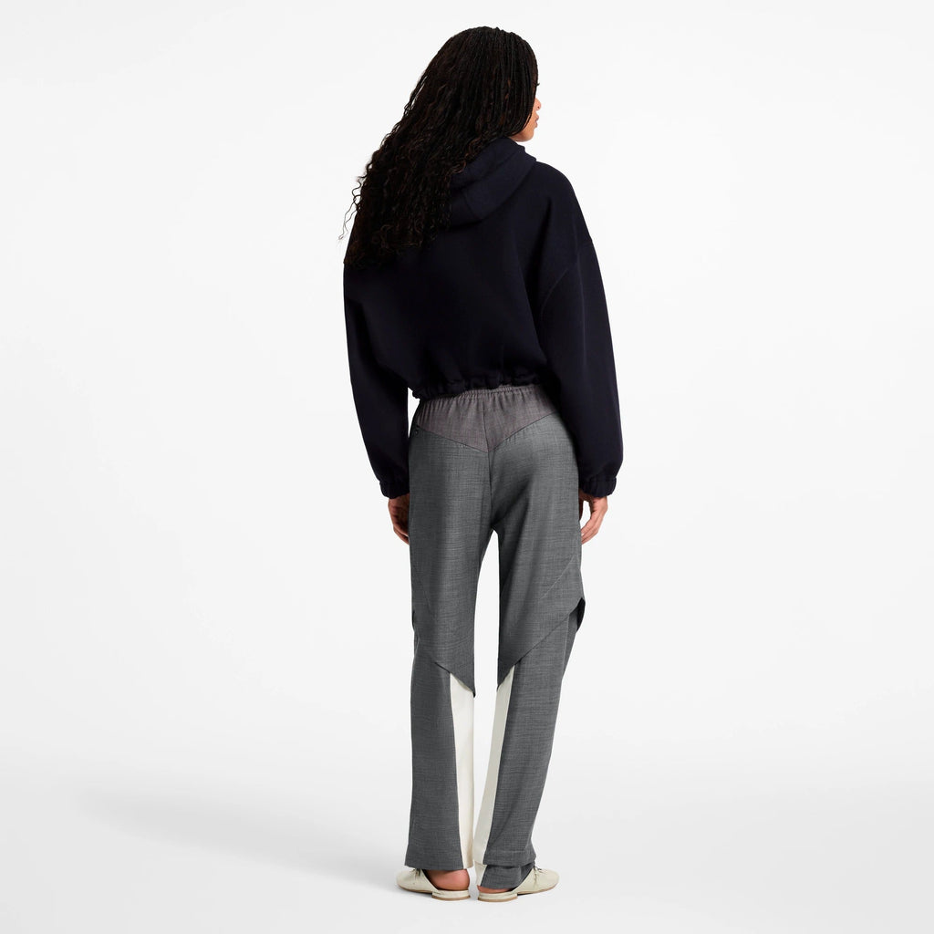 Color-Blocked Wool Jogging Pants