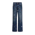 LV x The Darjeeling Limited Embroidered Denim Skate Pants