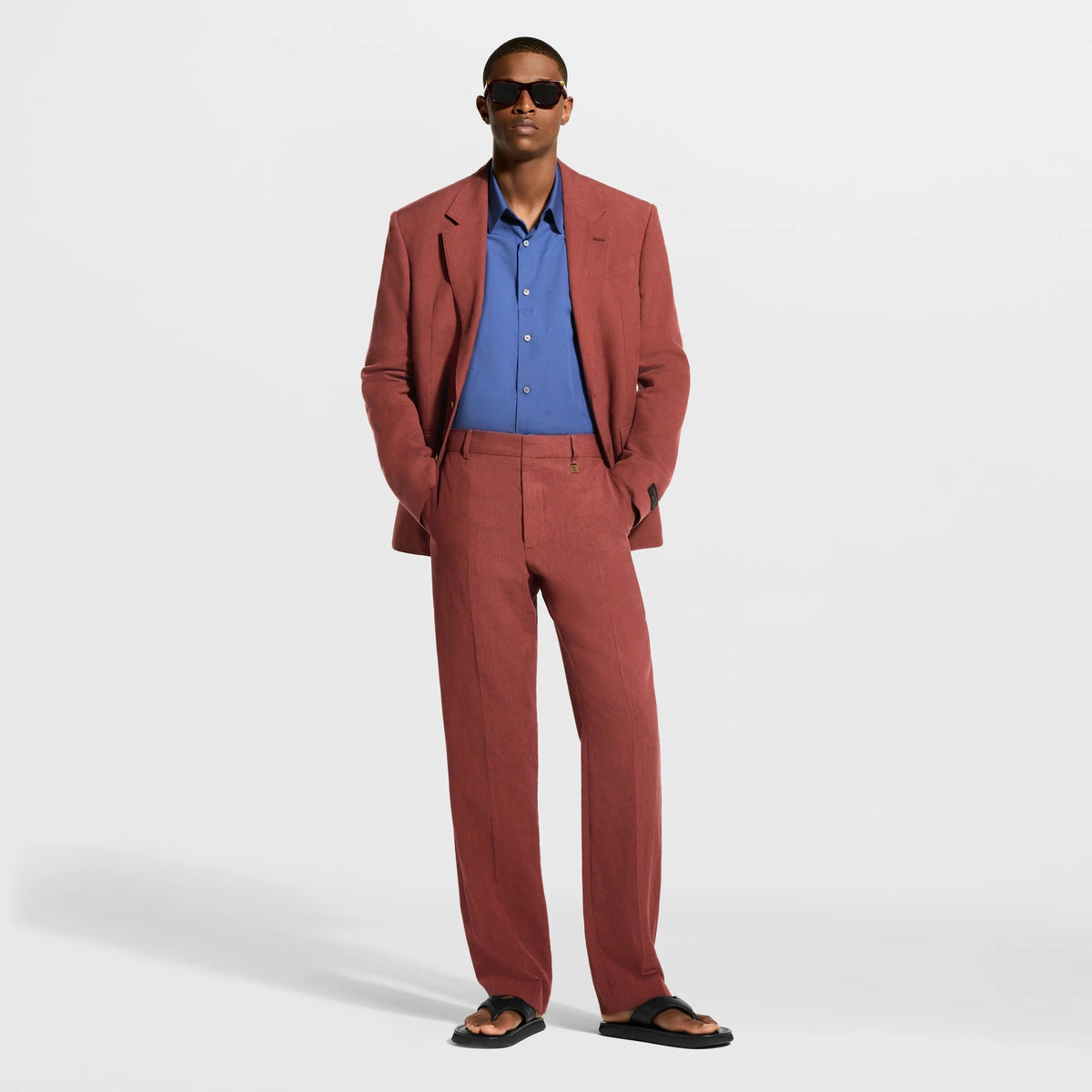 Linen Cigarette Pants