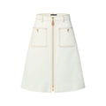 Contrast Stitch Utility Skirt