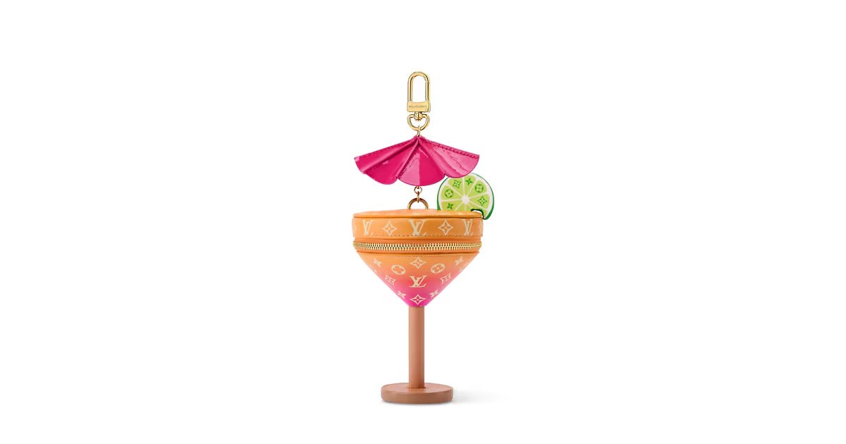 LV Sunset Pouch Bag Charm