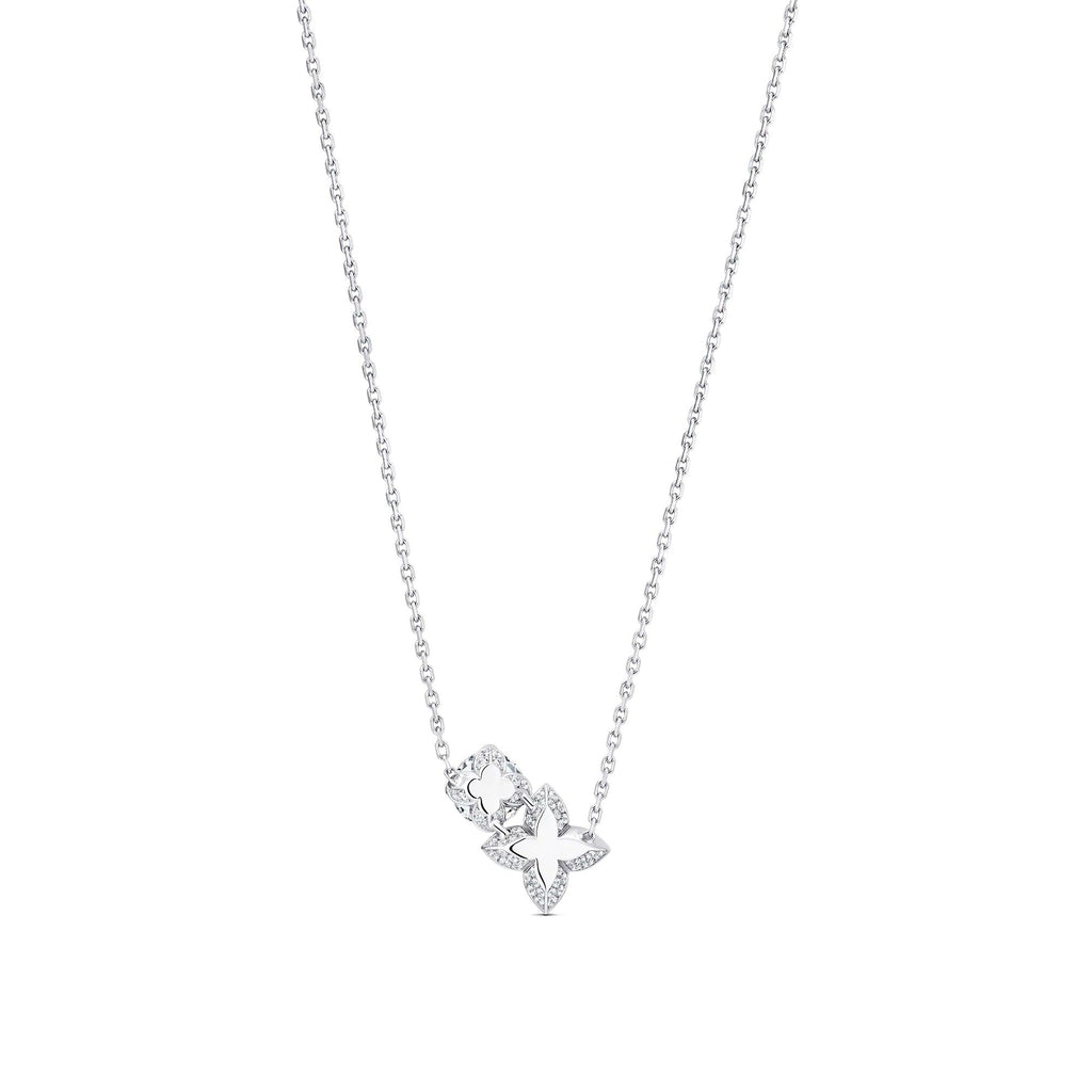 LV Diamonds Double Pendant, Round Brilliant cut