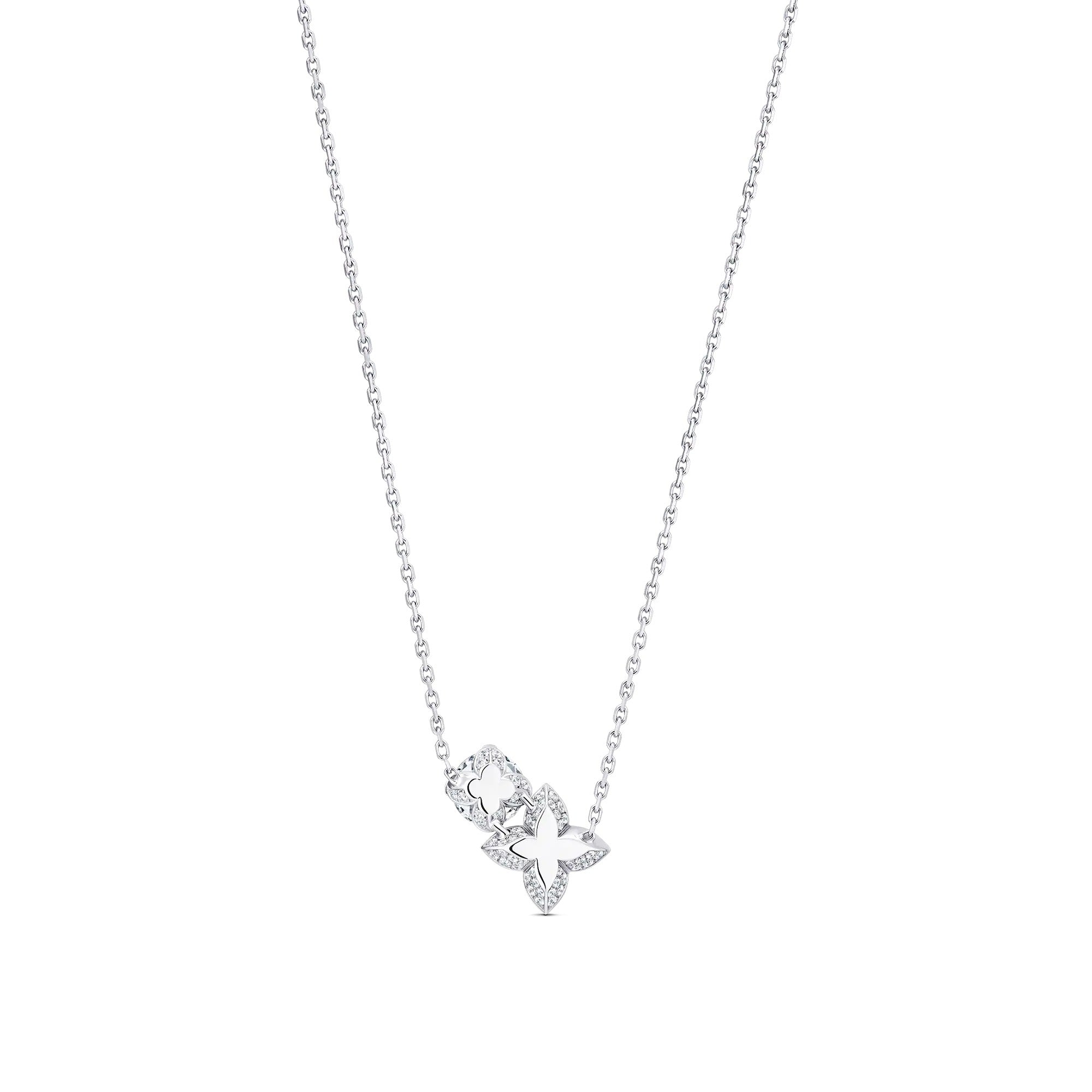 LV Diamonds Double Pendant, Round Brilliant cut