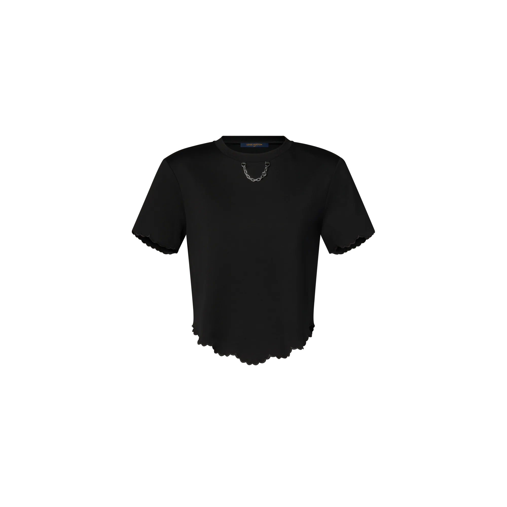 Scallop Hem Crop Top