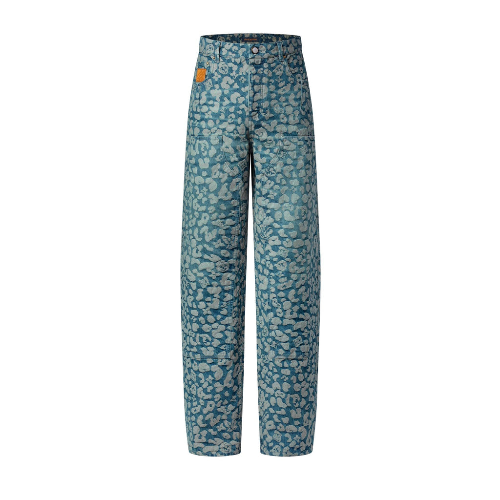 Jacquard Workwear Denim Pants