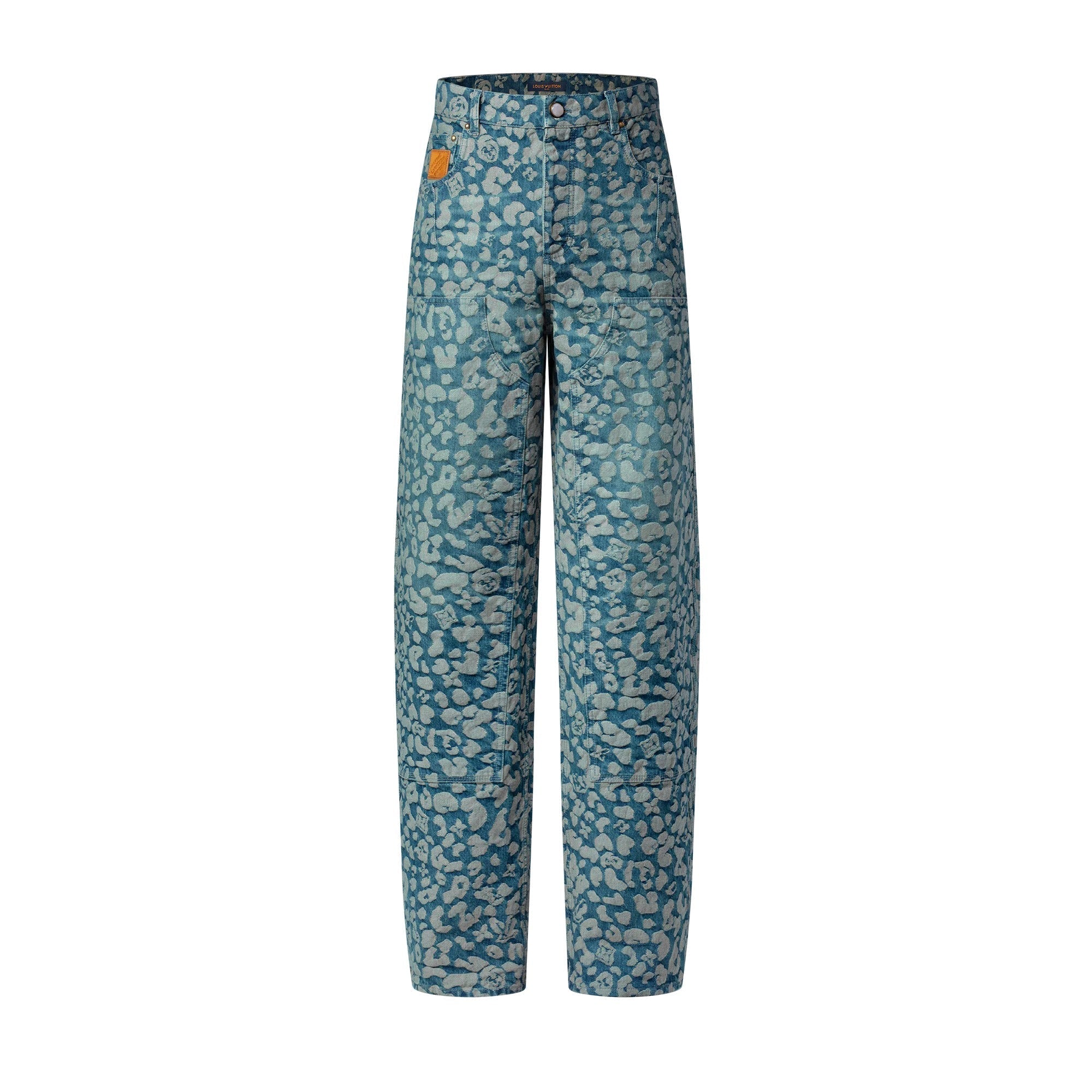 Jacquard Workwear Denim Pants