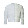 Double Jewel Button Brushed Cardigan