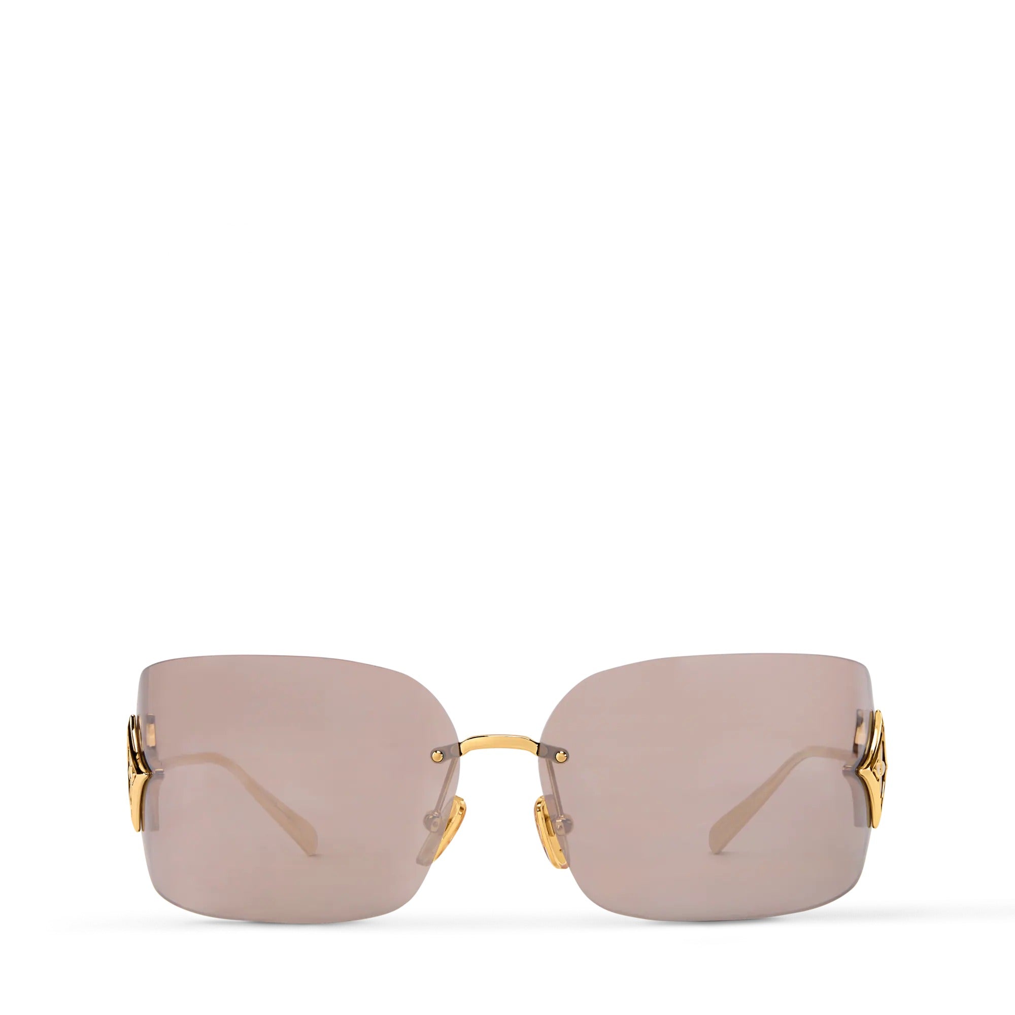 Curvy Flower Rectangle Sunglasses