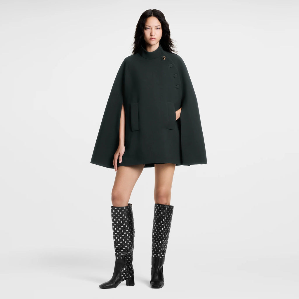 High Collar Cape Coat