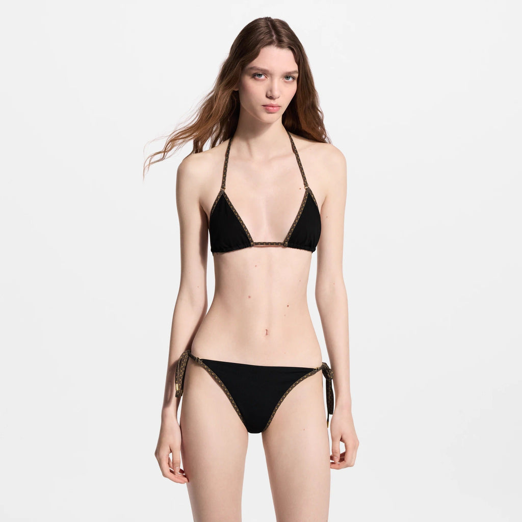 Monogram Accent Bikini Bottoms