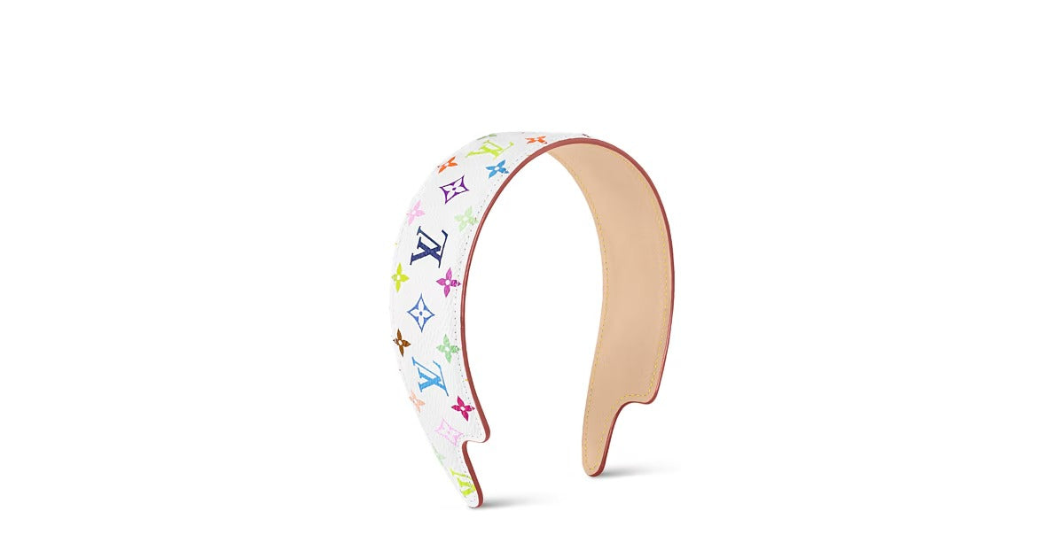 LV x TM Monogram Multicolor LV Outline Headband