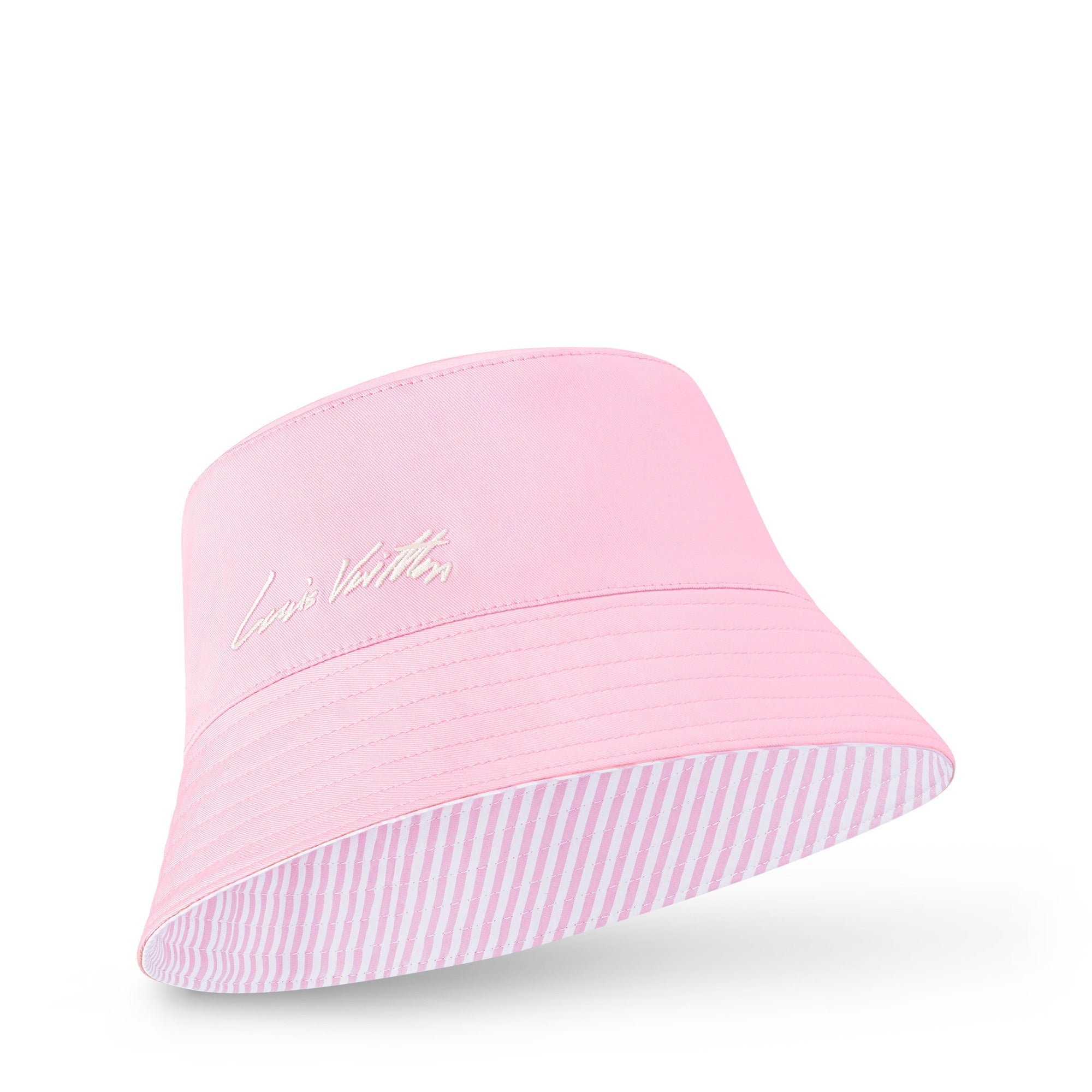 LV League Striped Bucket Hat
