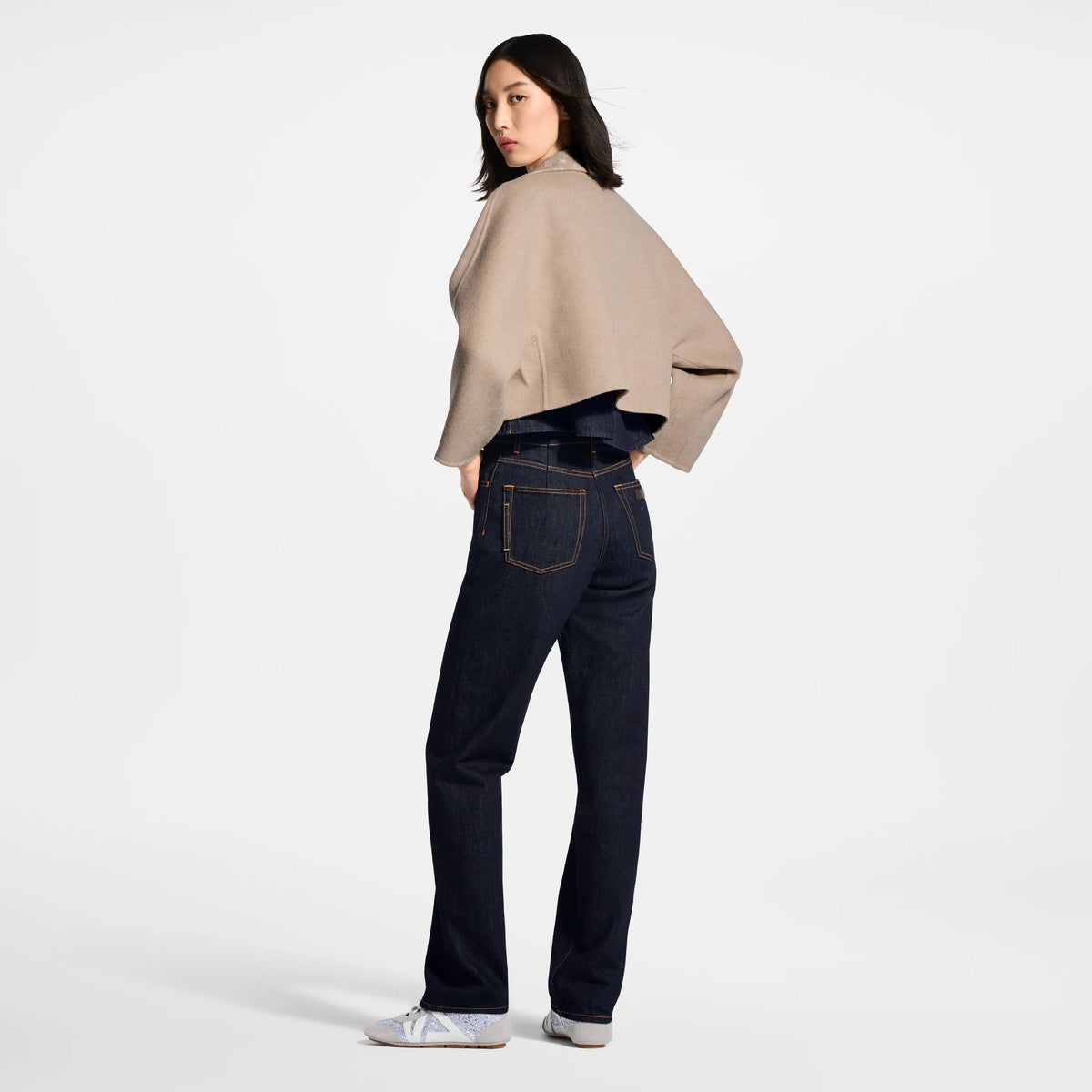 Double Face Cropped Coat