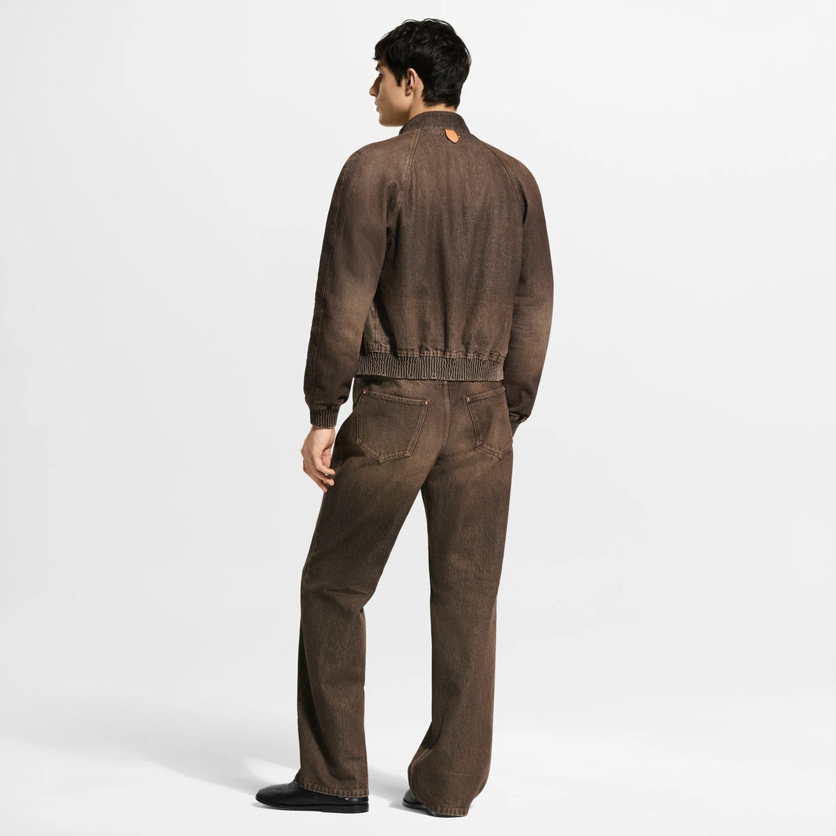 Coffee Indigo Denim Blouson