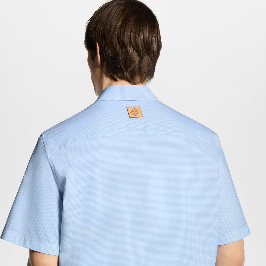 Embroidered Signature Short-Sleeved Shirt