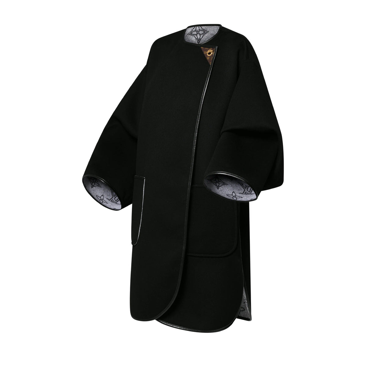 Double Face Toggle Detail Coat