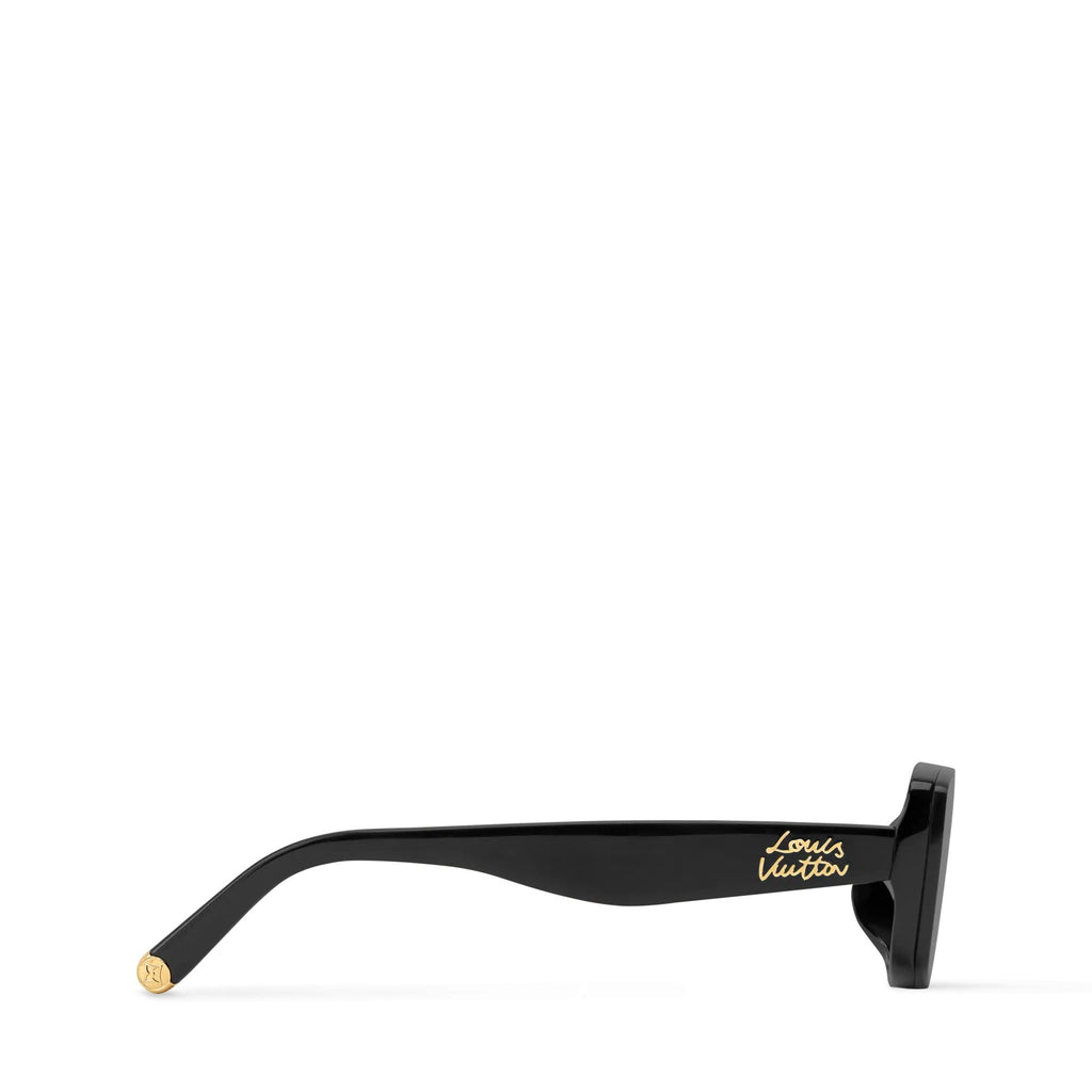LV Script Low Rectangle Sunglasses