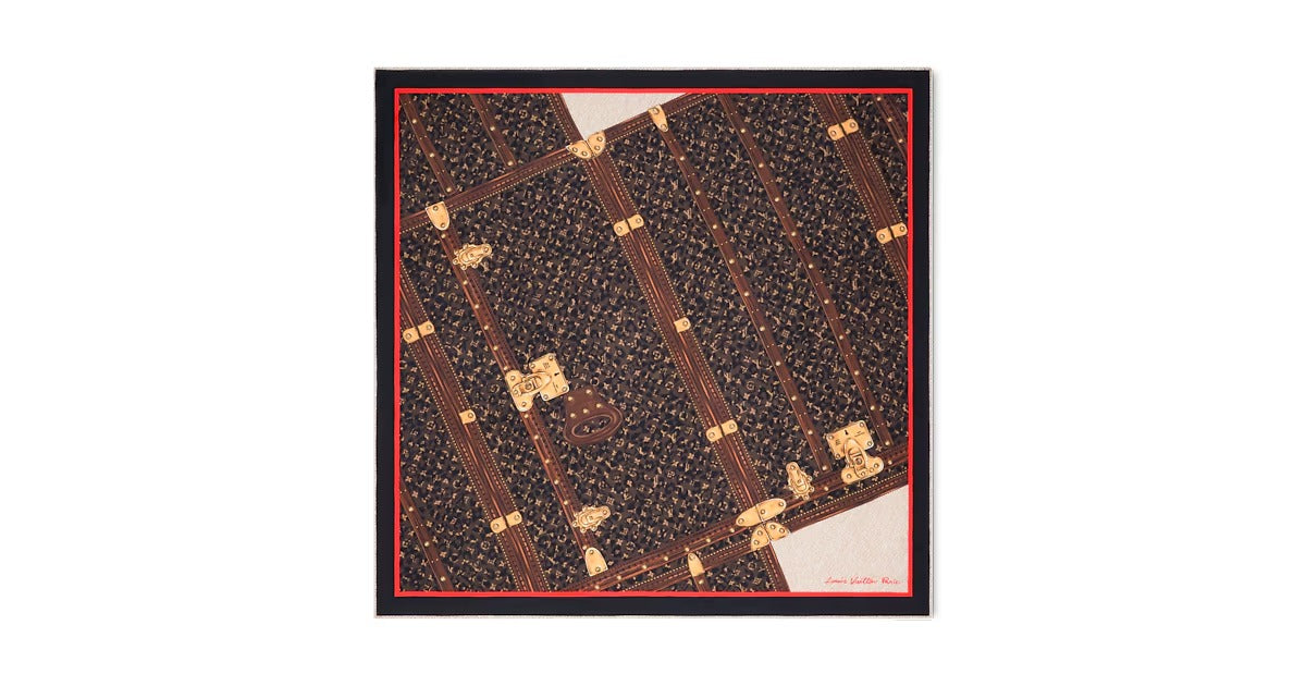 LV Safari Trunk Shawl