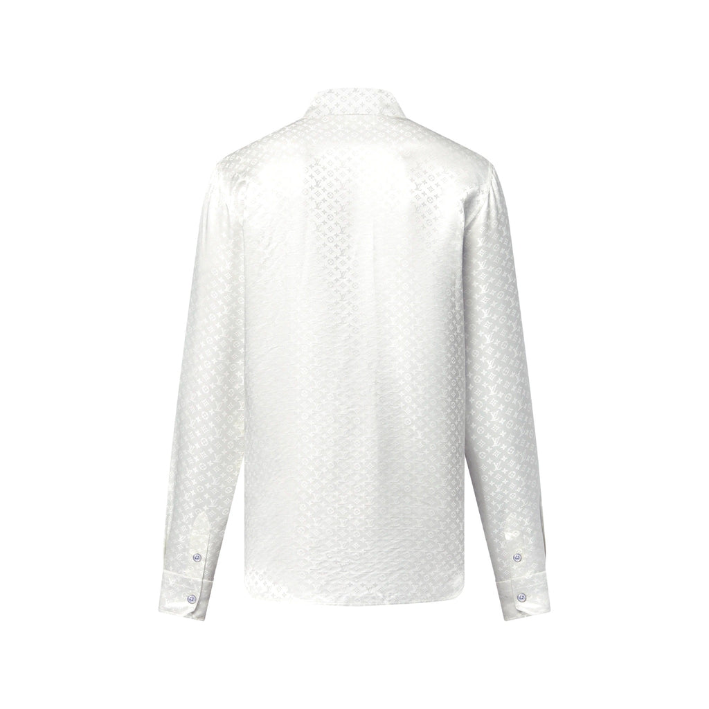 Mini Monogram Silk Evening Shirt