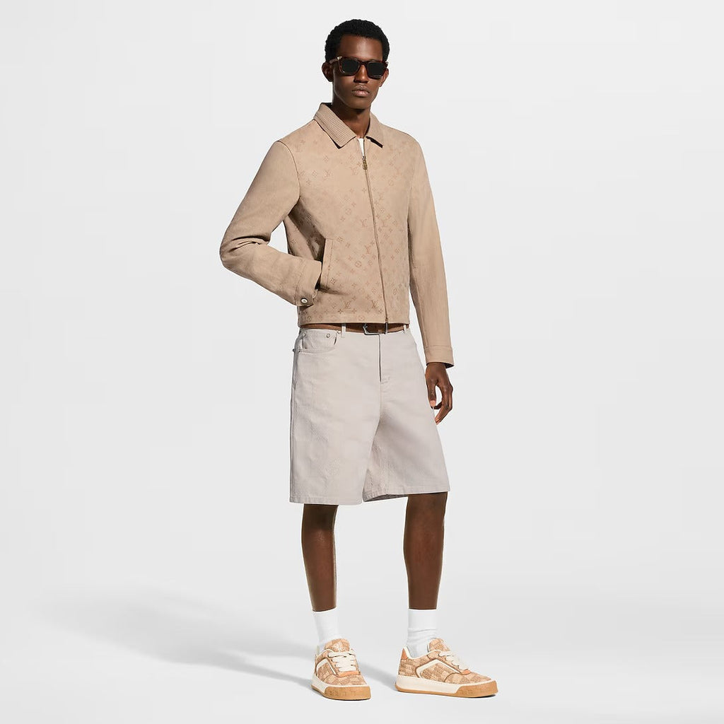 Monogram Leather Mix Blouson